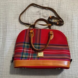 Dooney & Bourke Red Plaid tote